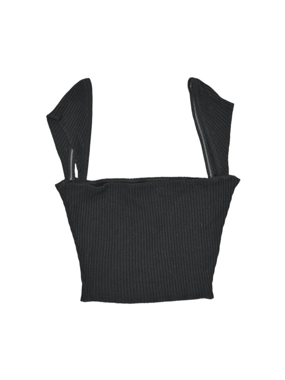 Are You Am I Anke Cap Sleeve Top in Black